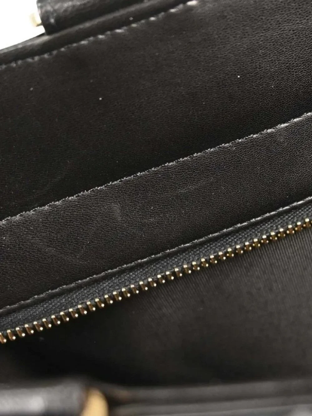 Chanel Black Lambskin Choco Bar Tote Handbag